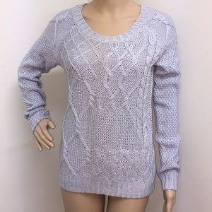 Mossimo Gray Knit Sweater